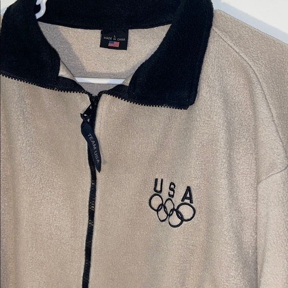 ORIGINAL Olympics Polyester Jacket Zip UP - Picture 3 of 5